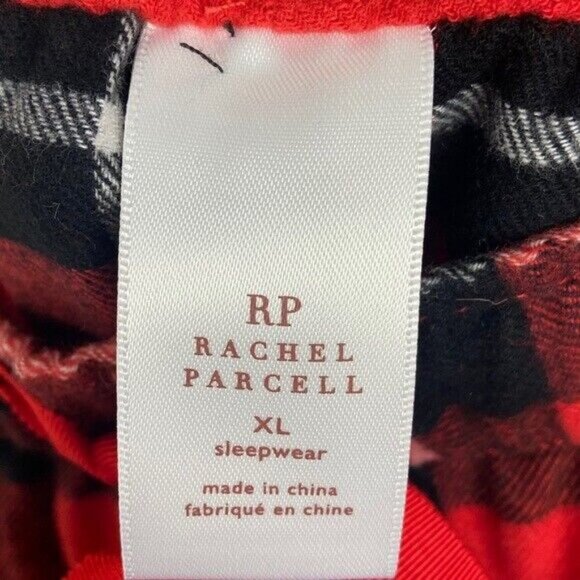 NEW Rachel Parcell Red Plaid Flannel Pyjama Bottom Womens Size XL Nordstrom Pant - Picture 3 of 7